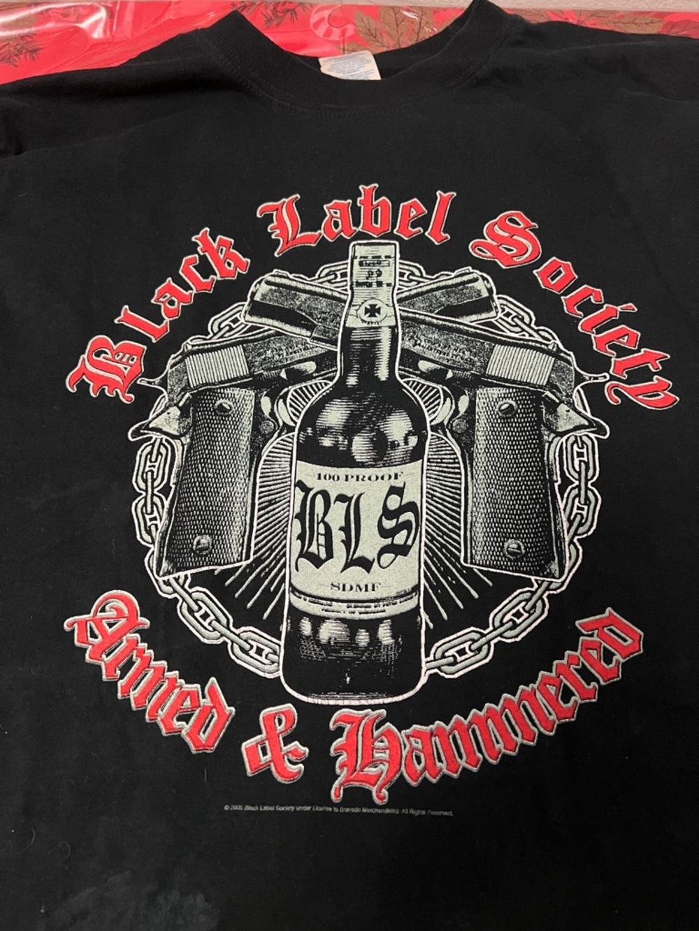 Vintage 2005 Black Label Society Long Sleeve Concert Tour Shirt Sz Medium - Picture 2 of 8